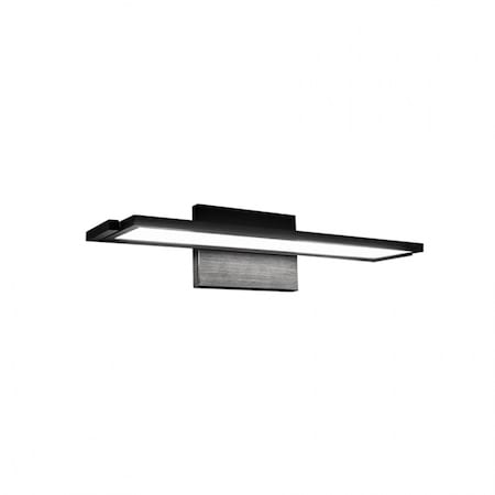 Dweled Line 18in LED Bathroom Vanity or Wall Light 3000K in Black WS-67